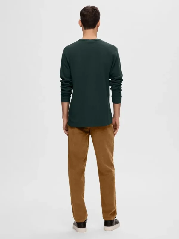 T-shirts>SELECTED LANGÆRMET T-SHIRT Grey