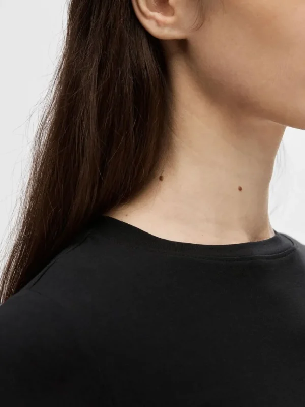 T-shirts>SELECTED LANGÆRMET T-SHIRT Black