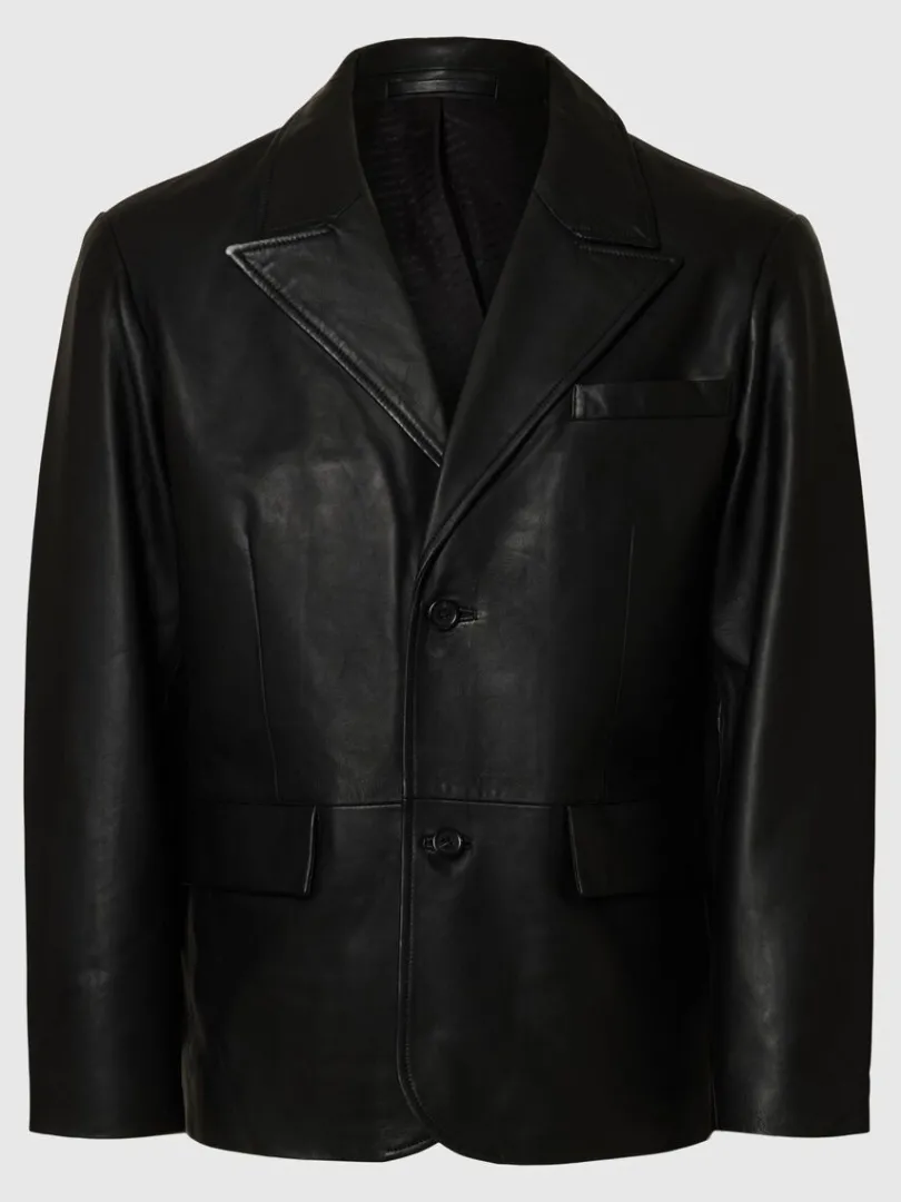 lder_blazer_0-2.webp Overtøj>SELECTED 100% LÆDER BLAZER Black