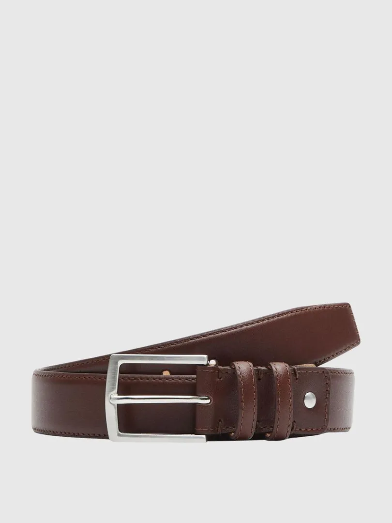 lder_blte_0-2.webp Accessories>SELECTED LÆDER BÆLTE Brown