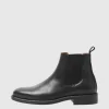 Sko>SELECTED LÆDER CHELSEA-STØVLER Black