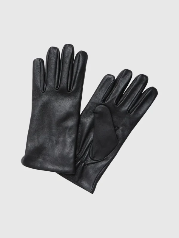 Accessories>SELECTED LÆDER HANDSKER Black