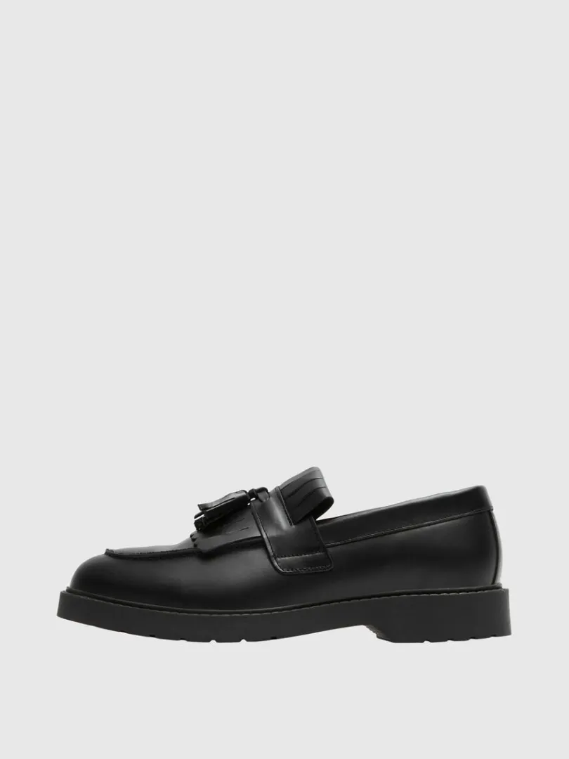 lder_kiltie_loafers_0.webp Sko>SELECTED LÆDER KILTIE LOAFERS Black