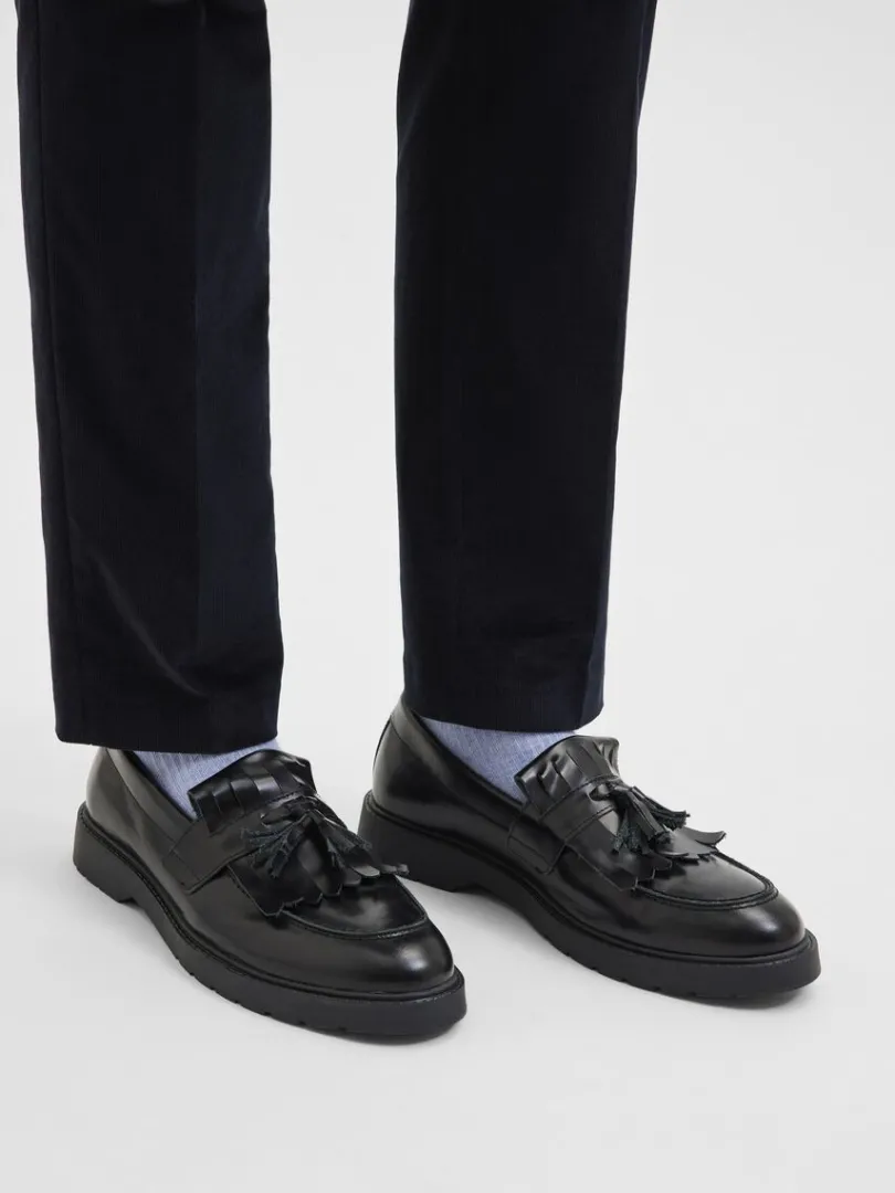 lder_kiltie_loafers_1.webp Sko>SELECTED LÆDER KILTIE LOAFERS Black