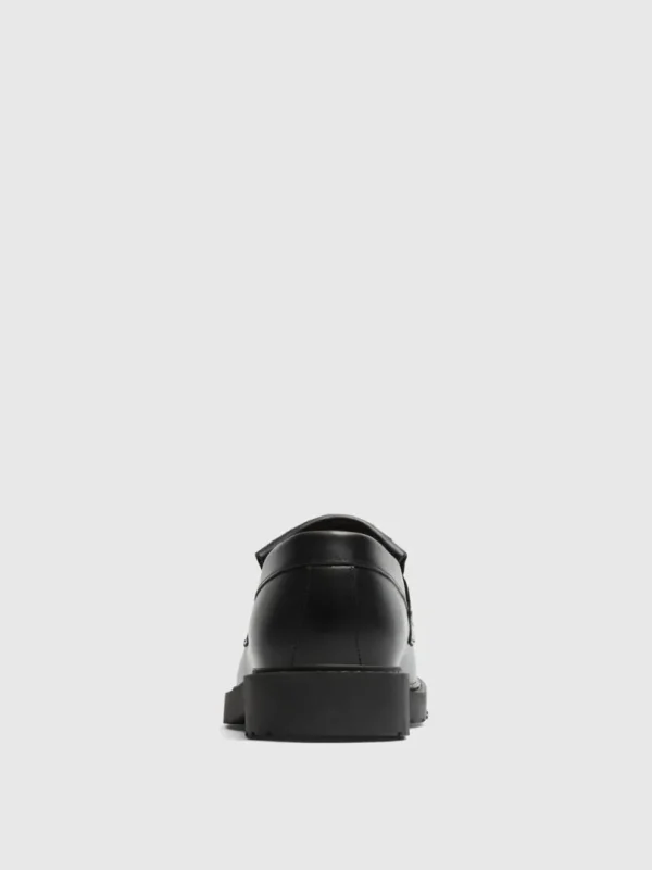 Sko>SELECTED LÆDER KILTIE LOAFERS Black