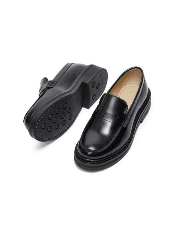 Sko>SELECTED LÆDER LOAFERS Black