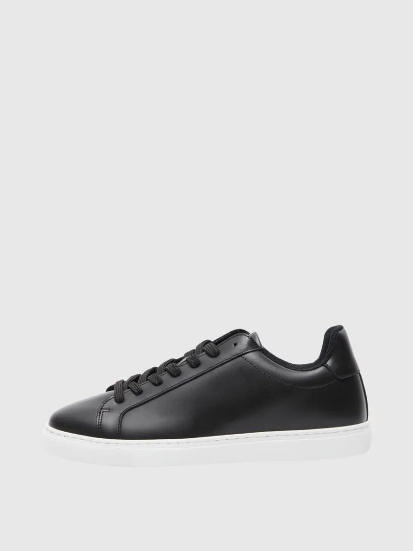 lder_sneakers_0-9.webp Sko>SELECTED LÆDER SNEAKERS Black