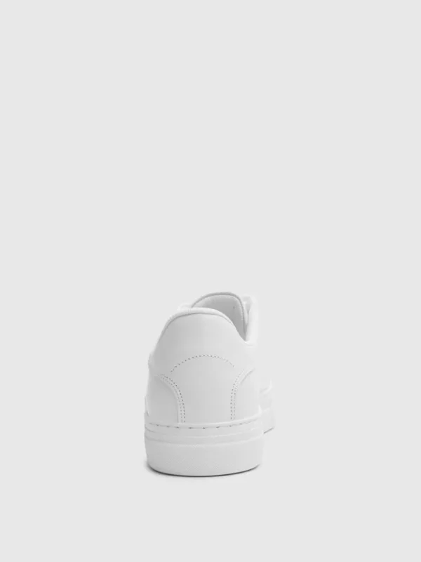 Sko>SELECTED LÆDER SNEAKERS White