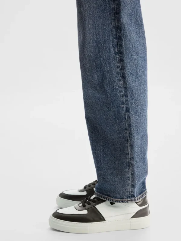 Sko>SELECTED LÆDER SNEAKERS Black