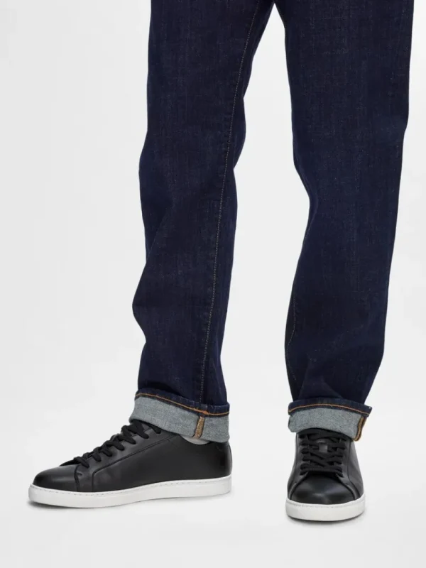 Sko>SELECTED LÆDER SNEAKERS Black