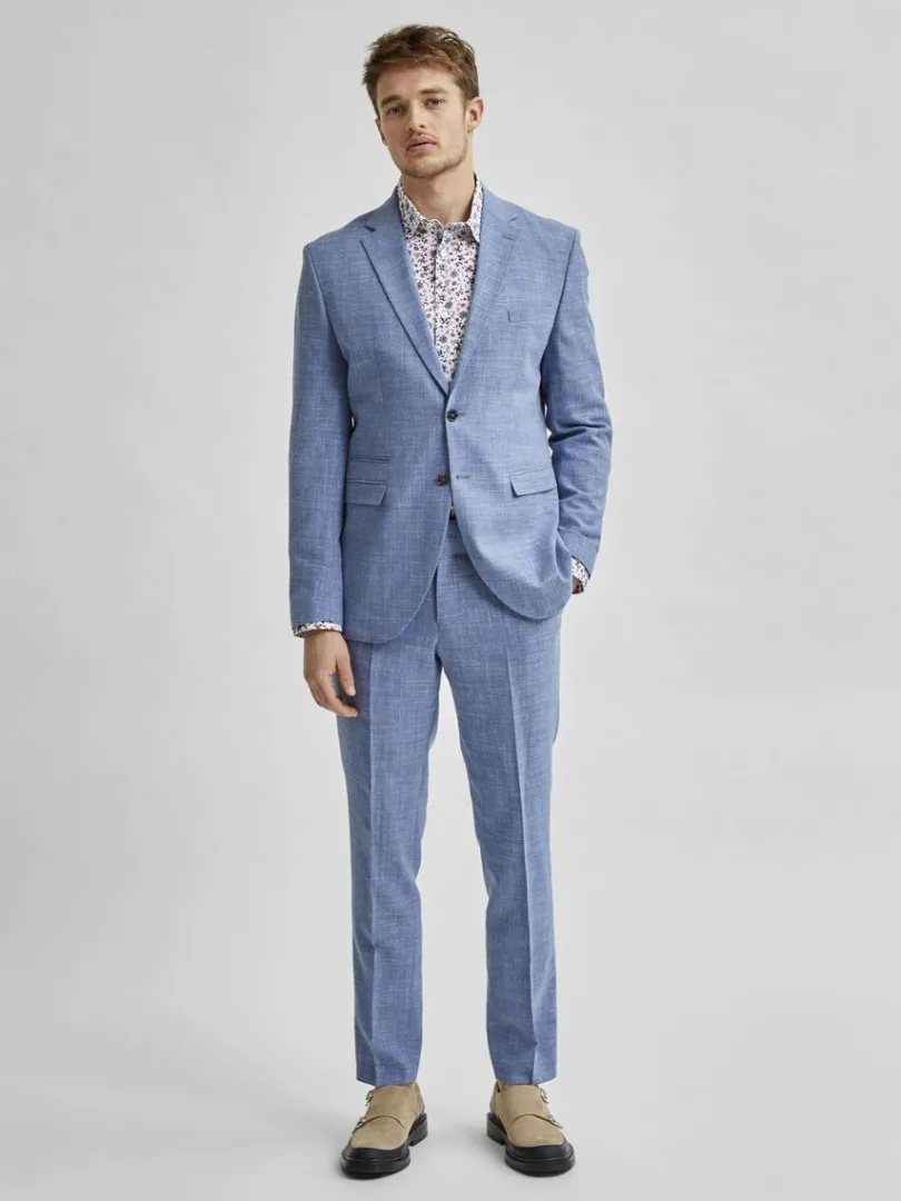 let_enkeltradet_blazer_2-1.webp Jakkesæt & Blazers>SELECTED LET ENKELTRADET BLAZER Blue