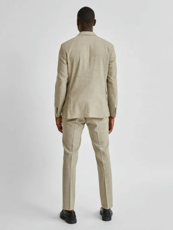 Jakkesæt & Blazers>SELECTED LET ENKELTRADET BLAZER Beige