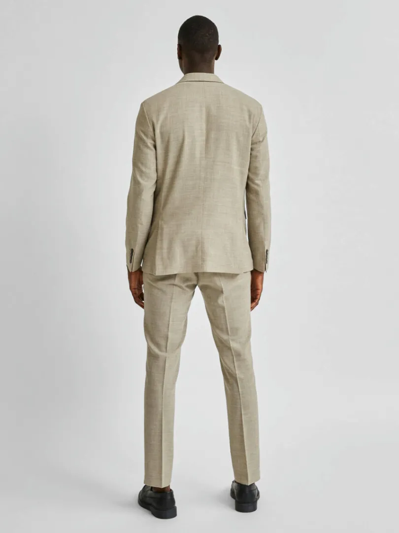 let_enkeltradet_blazer_5.webp Jakkesæt & Blazers>SELECTED LET ENKELTRADET BLAZER Beige