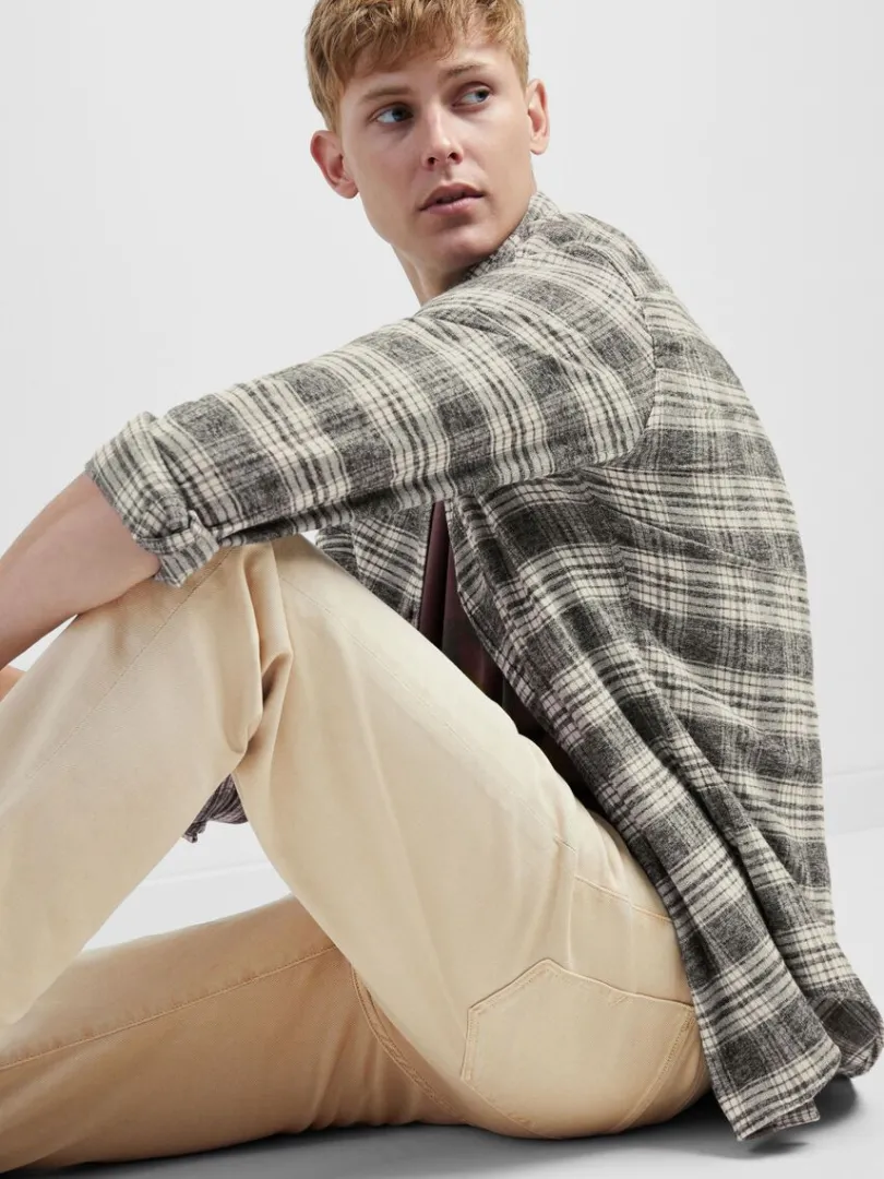let_vask_straight_fit_je_3.webp Jeans>SELECTED 196 LET VASK STRAIGHT FIT JEANS Beige
