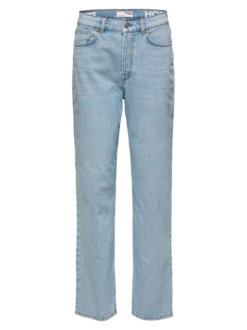 light_wash_hjtaljede_jean_5.webp Jeans>SELECTED LIGHT WASH HØJTALJEDE JEANS Blue