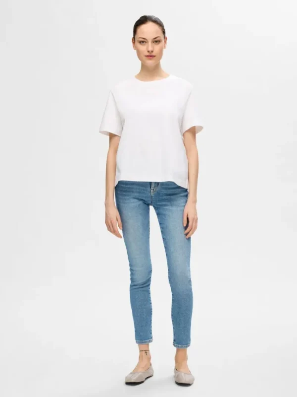 Jeans>SELECTED LIGHT WASH SKINNY FIT JEANS Blue