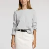 T-shirts>SELECTED LONG-SLEEVED BOXY T-SHIRT Grey