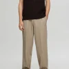 Bukser>SELECTED 220 LOOSE FIT BUKSER Beige