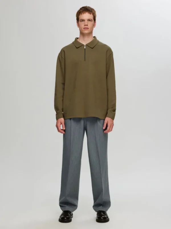 Bukser>SELECTED 220 LOOSE FIT BUKSER Grey