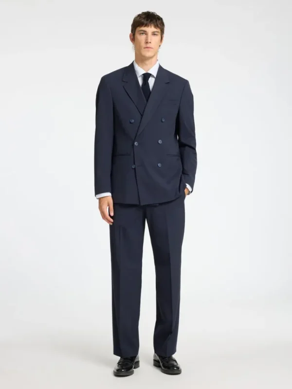 Accessories>SELECTED LOOSE FIT BUKSER Blue