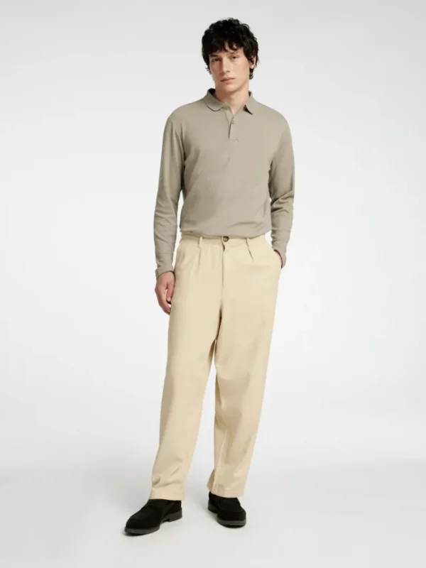 Bukser>SELECTED LOOSE FIT BUKSER Beige