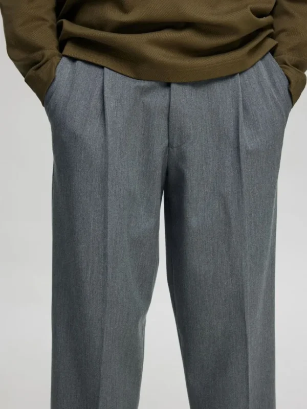 Bukser>SELECTED 220 LOOSE FIT BUKSER Grey