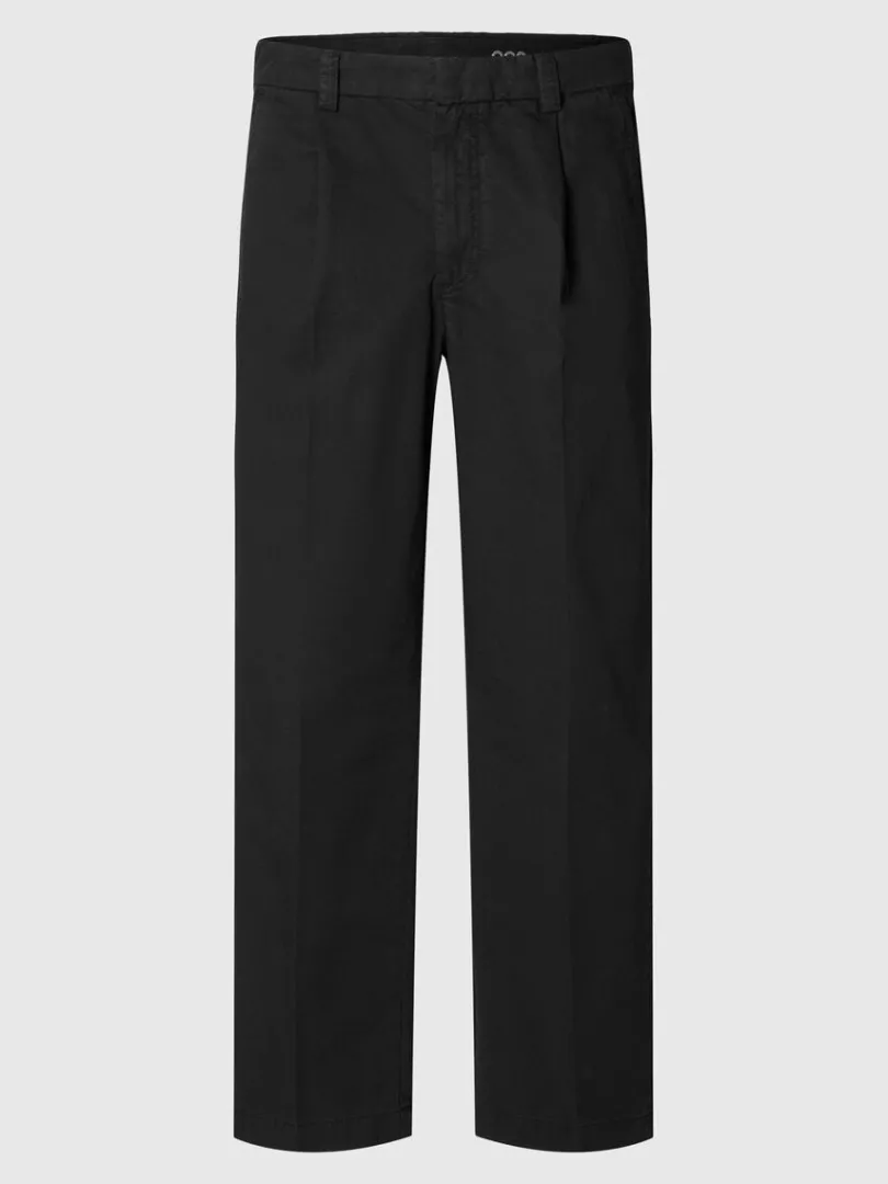 loose_fit_chinos_4.webp Bukser>SELECTED 220 LOOSE FIT CHINOS Black