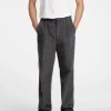 Bukser>SELECTED 220 LOOSE FIT FLØJLSBUKSER Grey