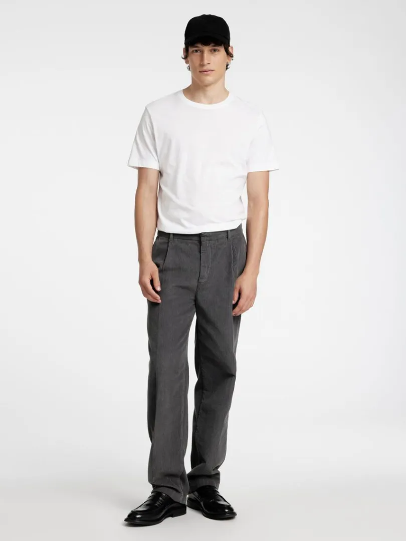 loose_fit_fljlsbukser_1-1.webp Bukser>SELECTED 220 LOOSE FIT FLØJLSBUKSER Grey