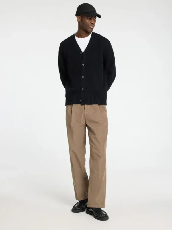 Bukser>SELECTED 220 LOOSE FIT FLØJLSBUKSER Brown