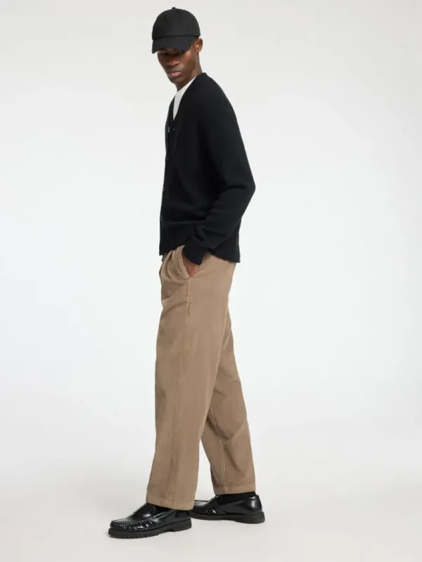 Bukser>SELECTED 220 LOOSE FIT FLØJLSBUKSER Brown