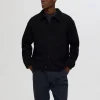 Skjorter>SELECTED LOOSE FIT JAKKE Black
