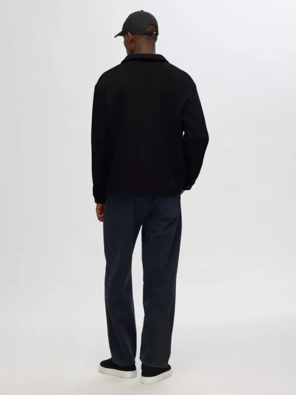 Skjorter>SELECTED LOOSE FIT JAKKE Black