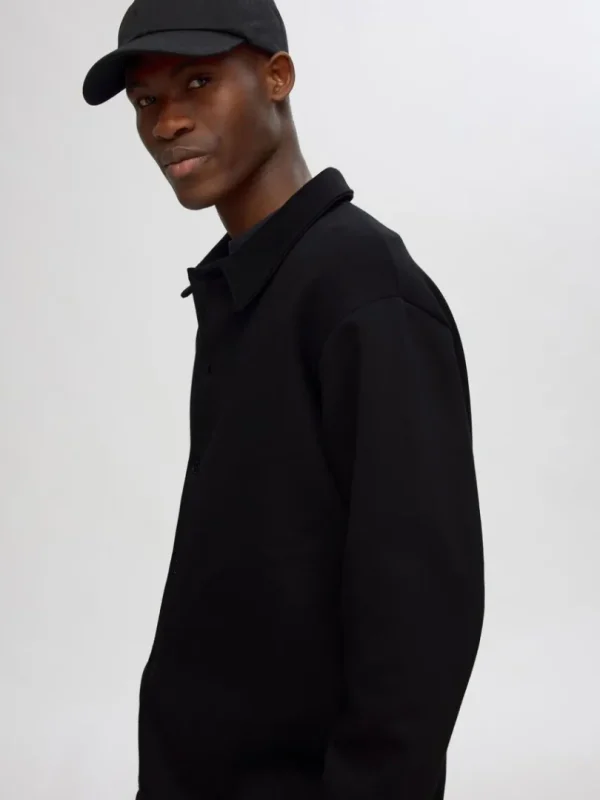 Skjorter>SELECTED LOOSE FIT JAKKE Black