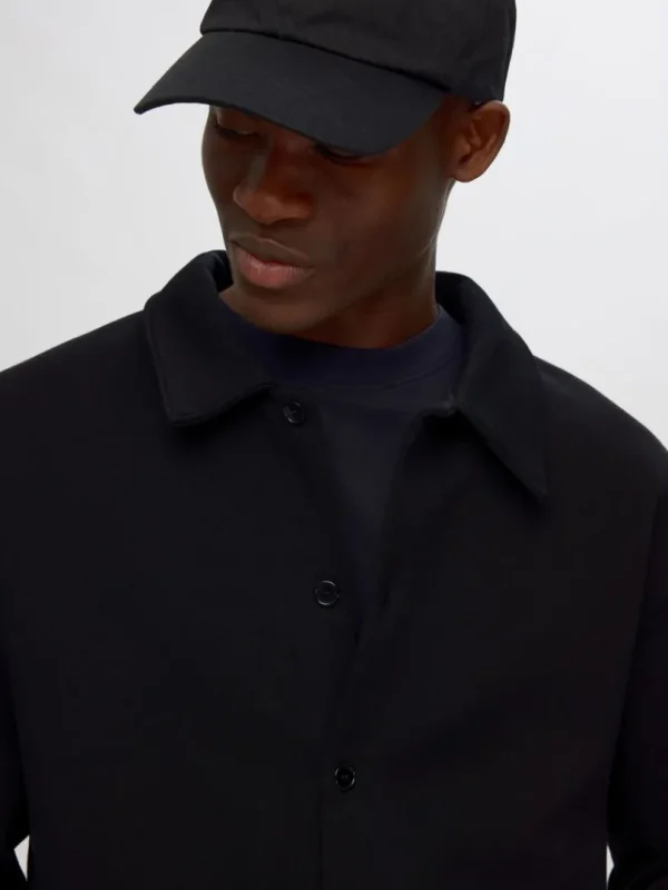 Skjorter>SELECTED LOOSE FIT JAKKE Black