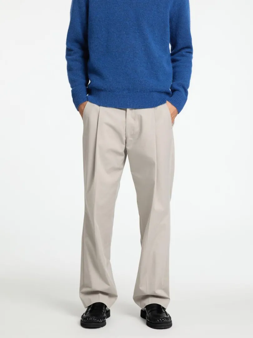 loose_fit_plisseret_bukse_0.webp Bukser>SELECTED LOOSE FIT PLISSERET BUKSER Grey