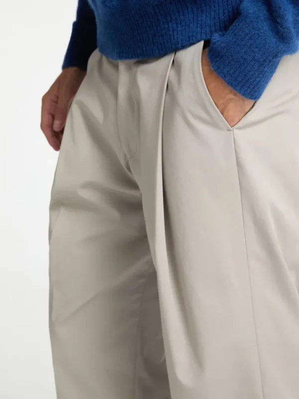 Bukser>SELECTED LOOSE FIT PLISSERET BUKSER Grey