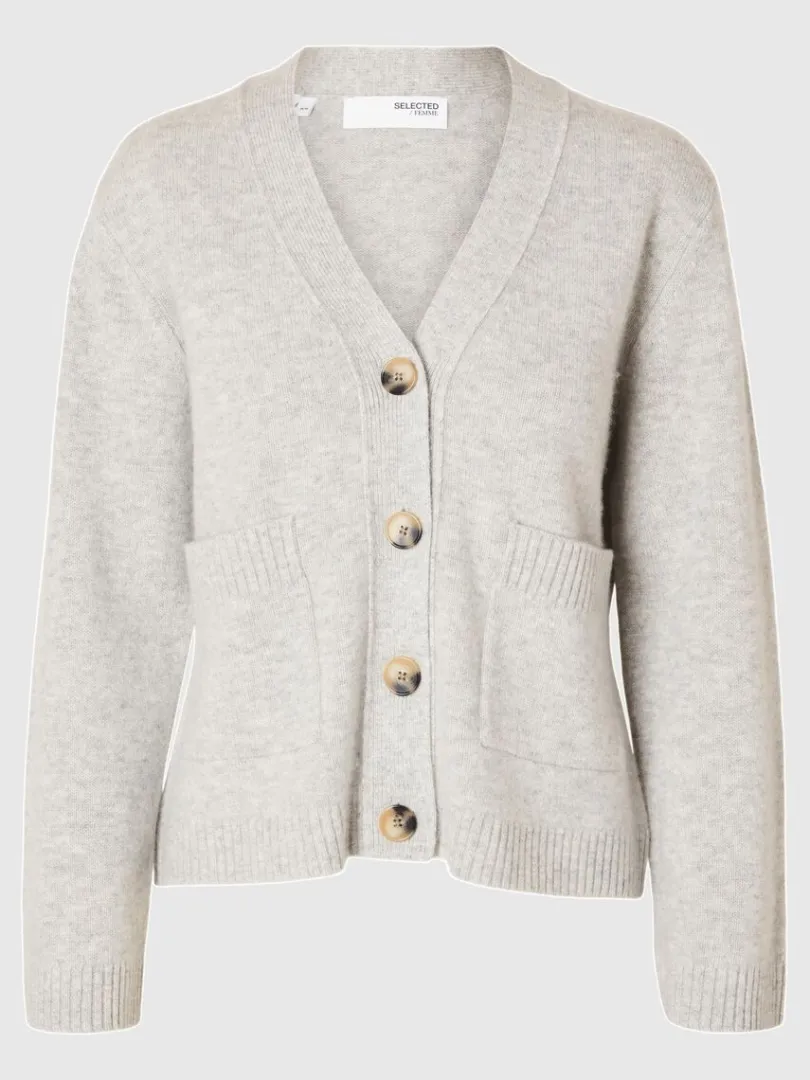 loose_fit_strikket_cardig_5.webp Strik>SELECTED LOOSE FIT STRIKKET CARDIGAN Grey
