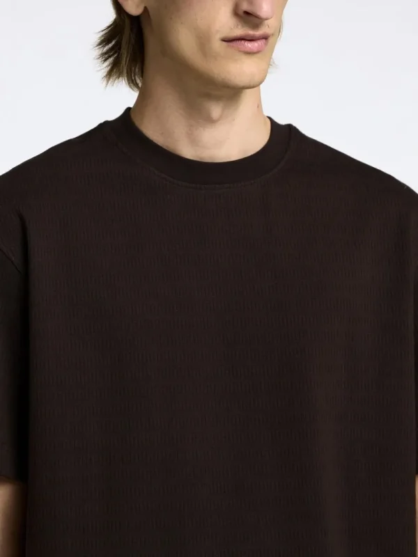 T-shirts>SELECTED LOOSE FIT T-SHIRT Brown