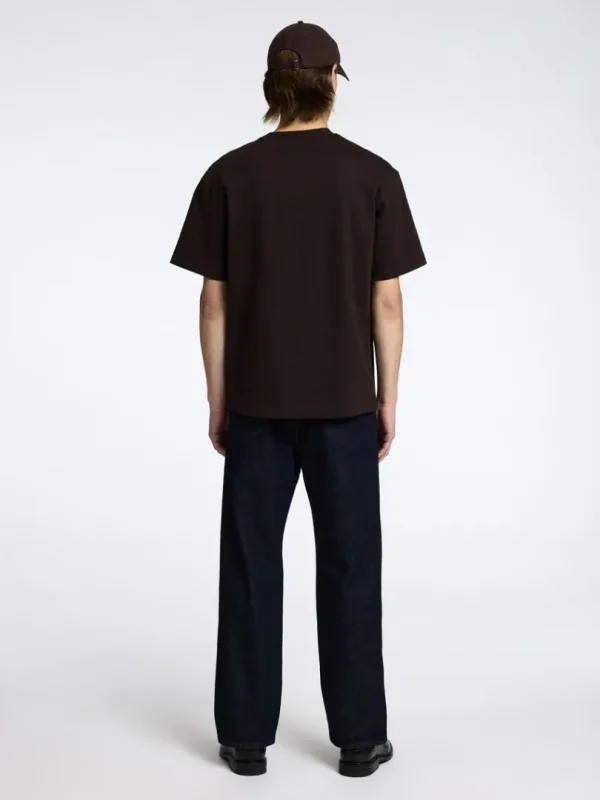 T-shirts>SELECTED LOOSE FIT T-SHIRT Brown