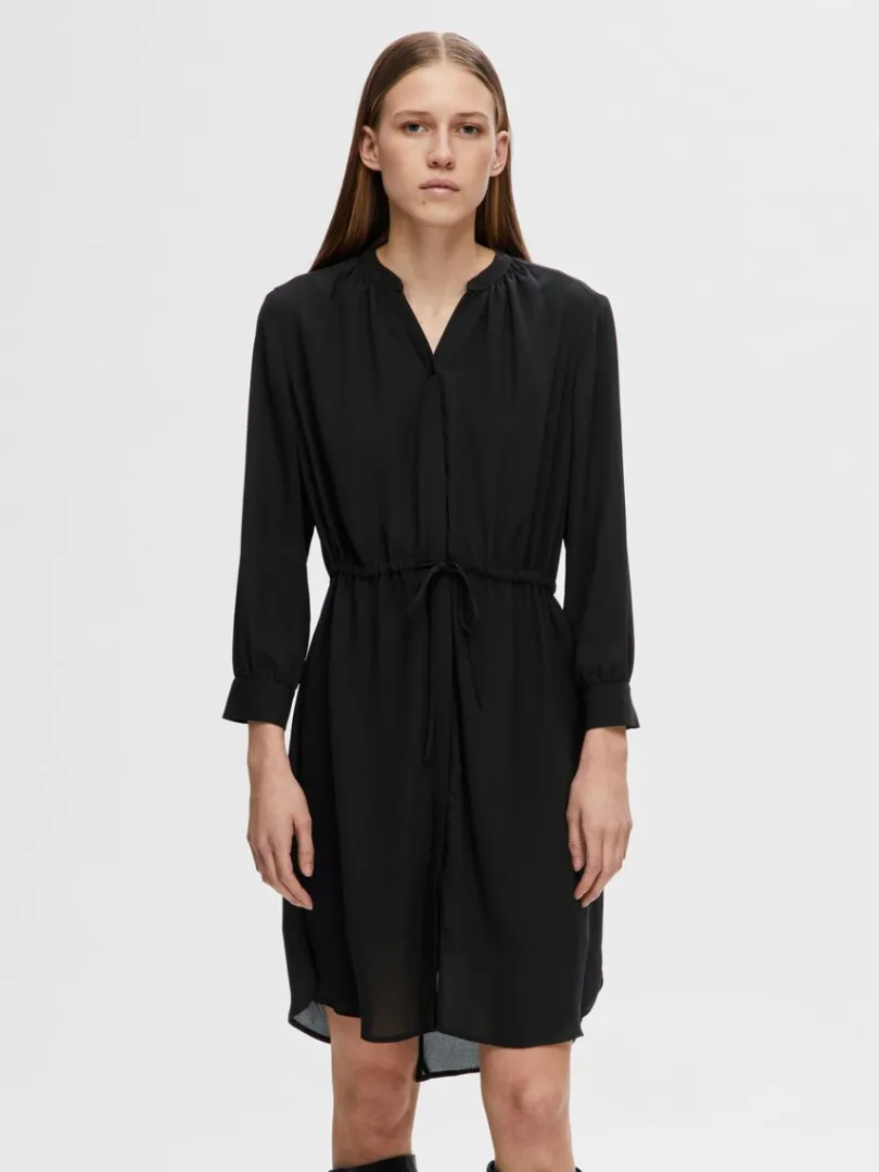 loose_kort_kjole_0.webp Kjoler>SELECTED LOOSE KORT KJOLE Black