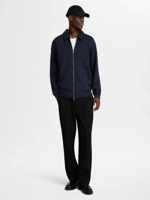 Strik>SELECTED LYNLÅS CARDIGAN Blue