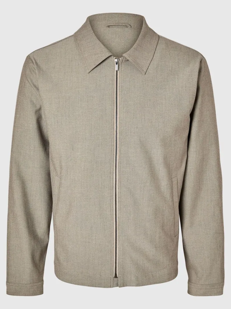 lynls_jakke_4.webp Overtøj | Jakkesæt & Blazers>SELECTED LYNLÅS JAKKE Beige