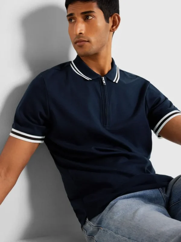 Poloer>SELECTED LYNLÅS POLO Blue
