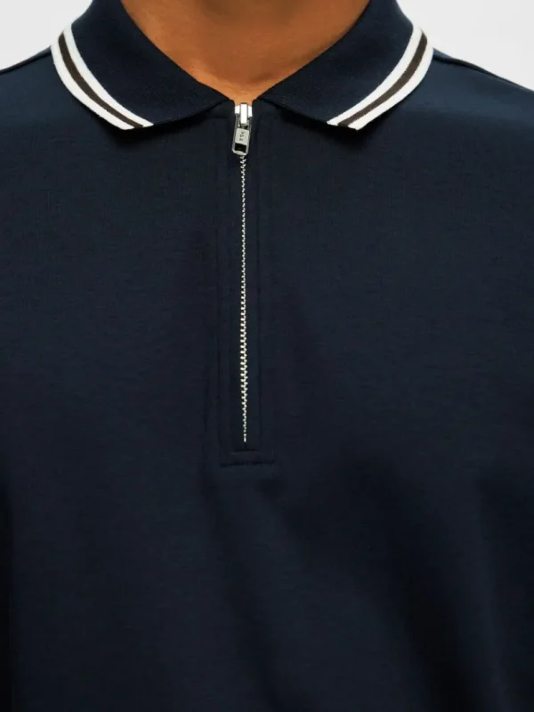Poloer>SELECTED LYNLÅS POLO Blue