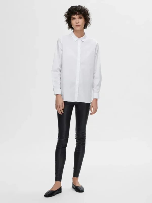 Skjorter>SELECTED LYNLÅS SKJORTE White