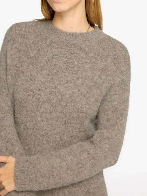 Kjoler | Strik>SELECTED MAXI STRIKKET KJOLE Grey