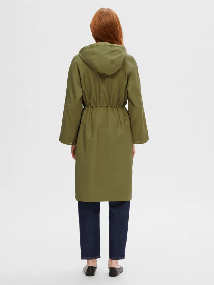 med_htte_parka_4.webp Overtøj>SELECTED MED HÆTTE PARKA Green