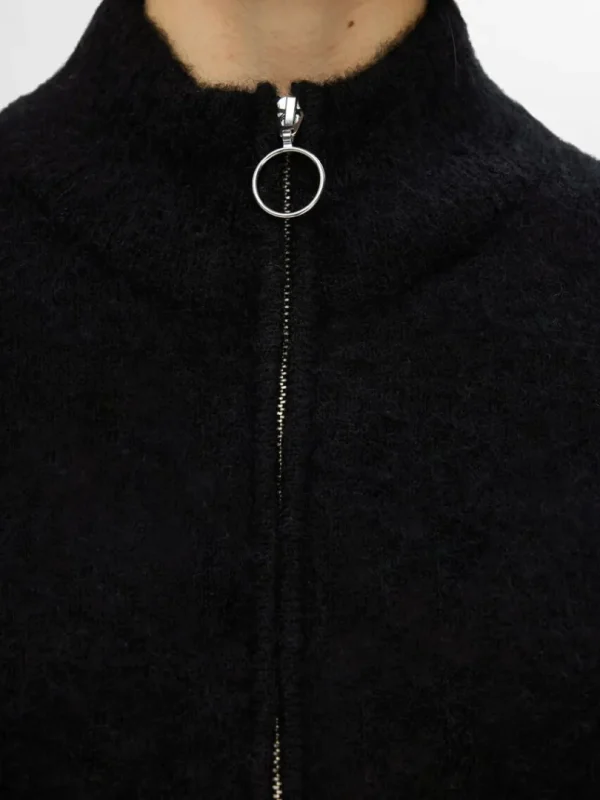 Strik>SELECTED MED LYNLÅS CARDIGAN Black