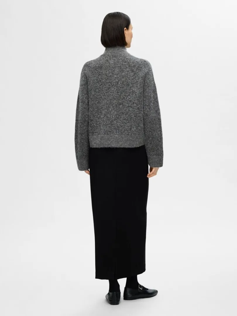 med_lynls_cardigan_4.webp Strik>SELECTED MED LYNLÅS CARDIGAN Grey